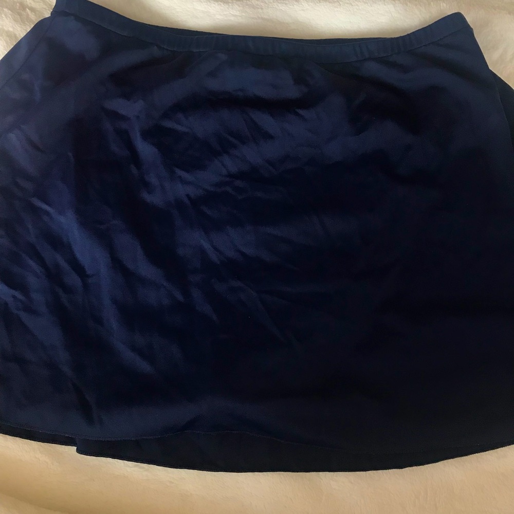 Navy blue swim skirt